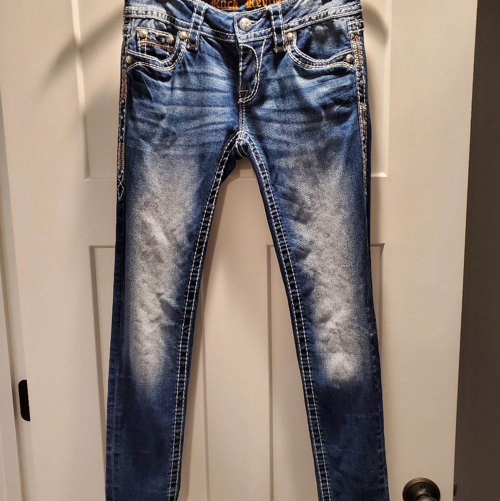 Rock Revival Women's Celinda Cuffed Skinny Jeans